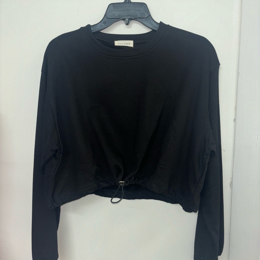 Black sweater and pants set